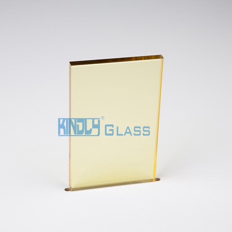 Crystal Yellow Tinted Glass